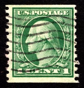 1914, US 1c, Washington, Used, Sc 452