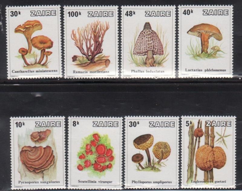 Zaire 910-17 Mushrooms Mint NH