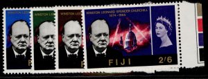 FIJI QEII SG345-348, 1966 Chuchill commemoration set, NH MINT. TRAFFIC LIGHTS