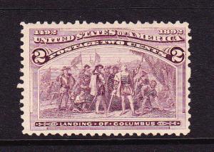 U.S 1893 2c COLUMBIAN MNH  #231