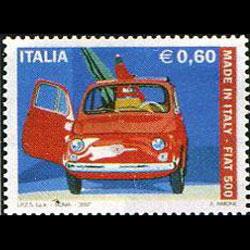 ITALY 2007 - Scott# 2824 Fiat Automobile Set of 1 NH