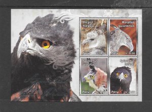 PERU #1830 BIRDS OF PREY S/S MNH