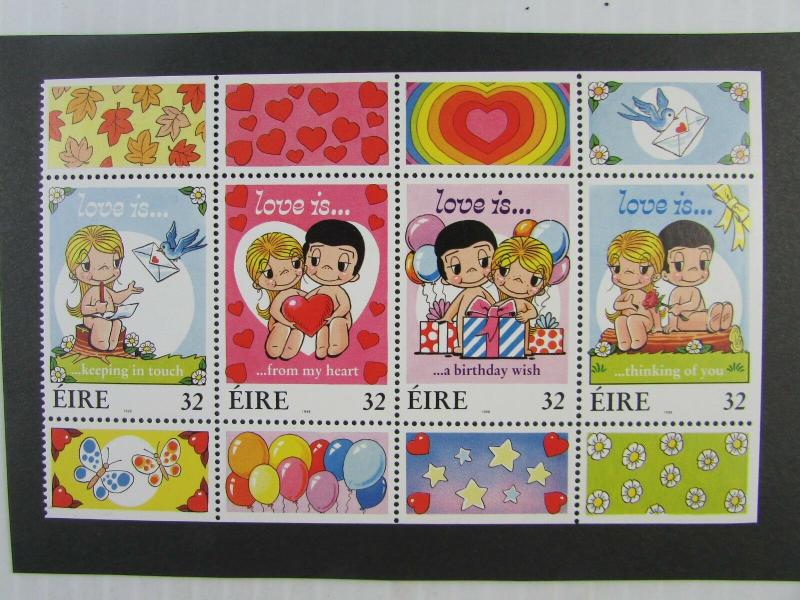  Ireland SC #1100a love is....  MNH Pane