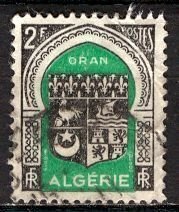 Algeria; 1947: Sc. # 215: Used Single Stamp