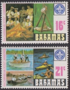 1977 Bahamas 6th Caribbean Jamboree complete set MNH Sc# 410 / 411 CV $1.65