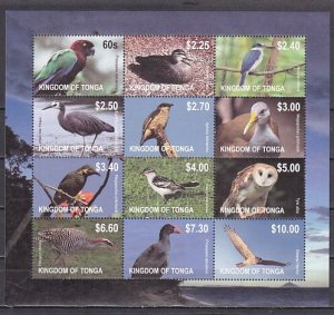 Liberia, issue. Variousl Birds sheet of 12. ^