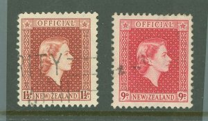 New Zealand #O101/O105 Used Multiple