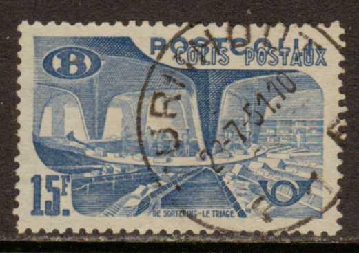 Belgium  #Q331  postal cancel  (1951) 