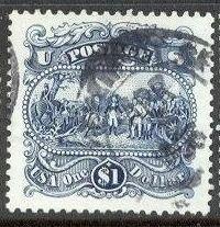 US Stamp #2590 - High Value $1 Burgoyne Surrender