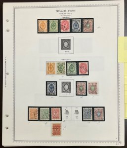 Finland Collection 1856-1985  55  Minkus pages  1000+ stamps  used