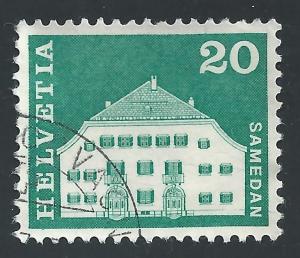 Switzerland #443 20c Planta House, Samedan