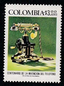 Colombia # C632,  1st TelephoneCall, Mint NH,