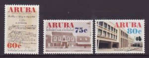 Aruba-Sc#78-80- id5-unused NH set-Postal Service-1992-