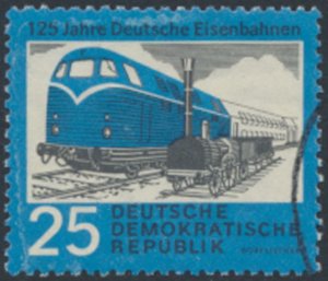 German Democratic Republic  SC# 531  Used  Railroads   see details & scans