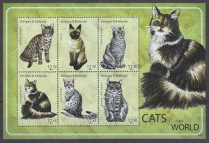 2010 Antigua and Barbuda 4837-4842KL Cats 12,50 €