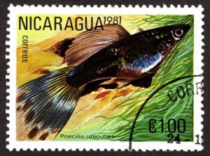 1981, Nicaragua, 1c, Used CTO, Sc 1121