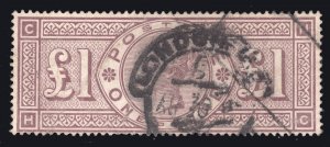 MOMEN: GREAT BRITAIN SG #186 1888 USED £4,250 LOT #66815*