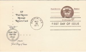 Scott# UY22 UPSS#MR32 Artmaster FDC US Postal Card.