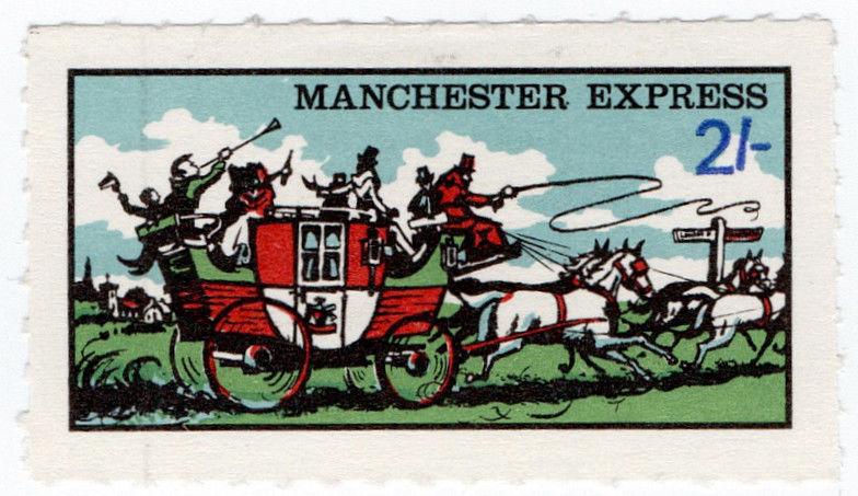 (I.B) Cinderella Collection : Manchester Local Post 2/-