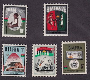 BIAFRA 17-21 MNH