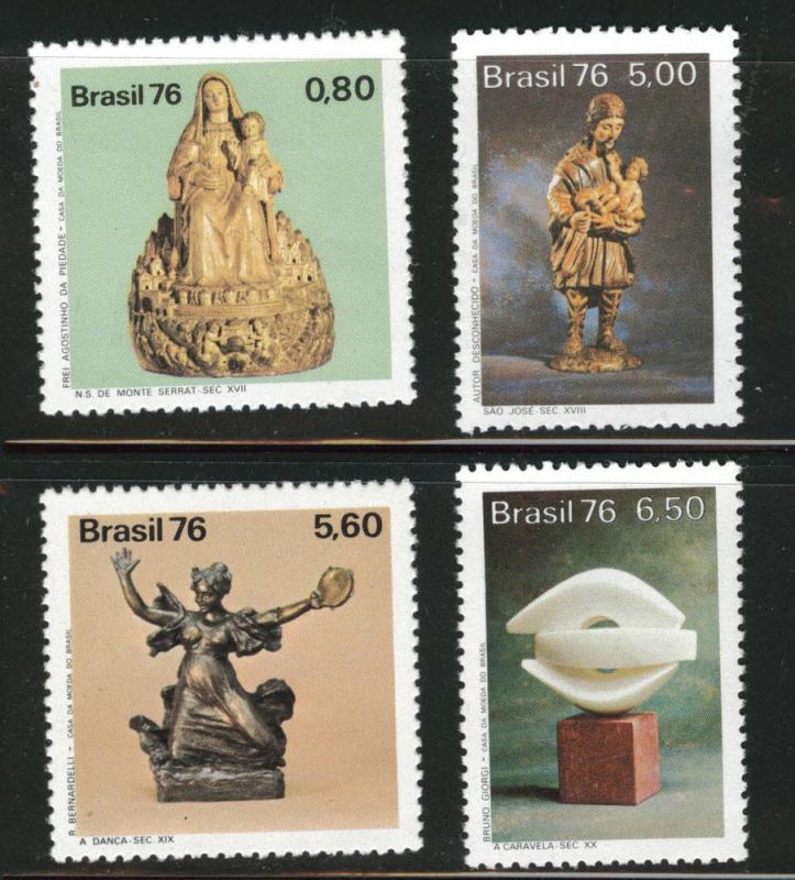 Brazil Scott 1485-88 MNH** 1976 Christmas set