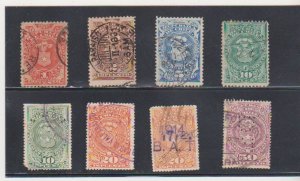 8  Different Chile 1887-1914 Impuesto Revenue Fiscal Used