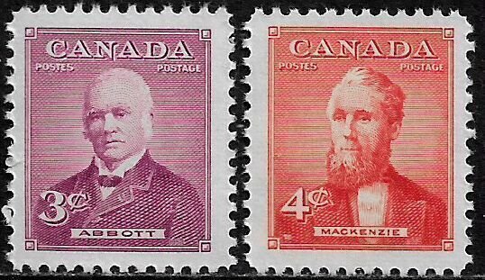 Canada #318-9 MNH Set - Famous Men