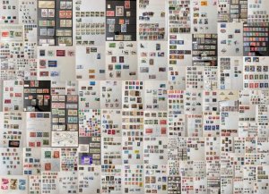 Ireland France Canada Austria World Large Lot Used MH (Few 1000)MK4890