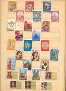 VATICAN 1970s Religion Pope Art MNH Collection Appx 120 Items (Au11194)
