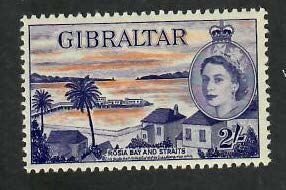 Gibraltar; Scott 142; 1953; Unused; NH