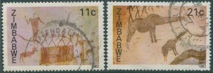 Zimbabwe 1982 SG611-613 Rock Paintings (2) FU