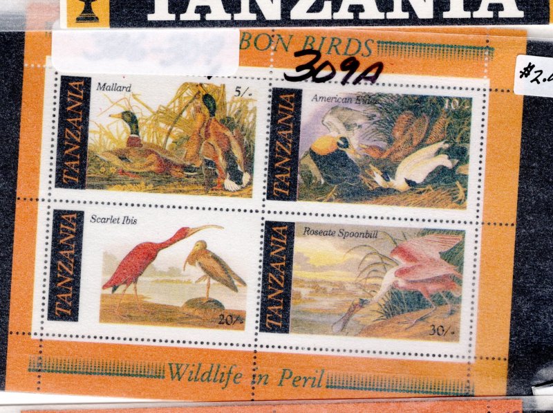 Tanzania #309a MNH - Stamp Souvenir Sheet