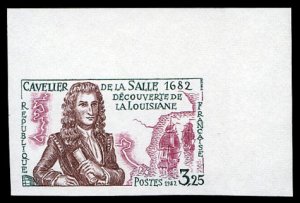 France, 1950-Present #1848 (YT 2250) Cat€18.50, 1982 Cavelier de la Salle, ...