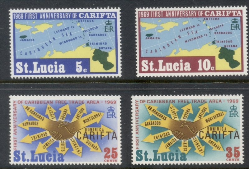 St Lucia 1969 CARIFTA MUH