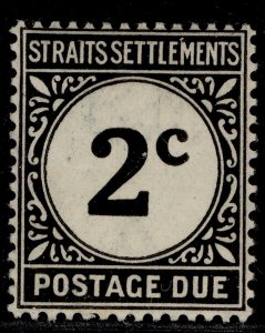 MALAYSIA - Straits Settlements GV SG D2, 2c black, LH MINT.