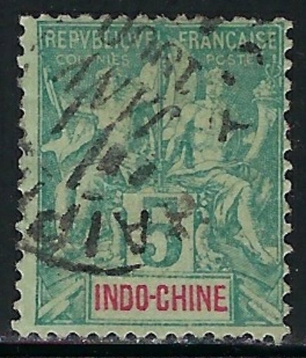 Indochina 6 Used 1892 issue (an4634)