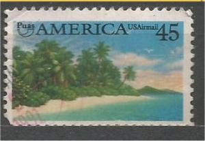 UNITED STATES, 1990, used 40c Pre-Columbian Scott C127