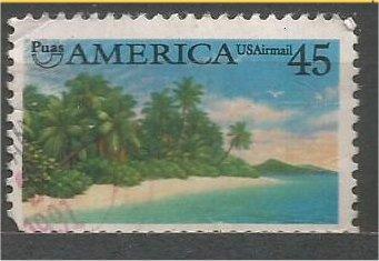 UNITED STATES, 1990, used 40c Pre-Columbian Scott C127