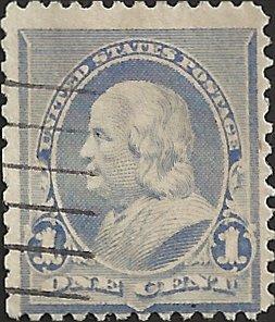 # 219 DULL BLUE USED BEN FRANKLIN SCV-0.75