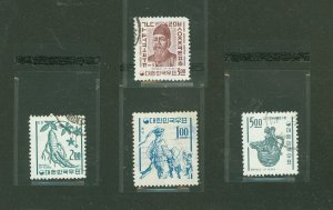 Korea #517-21 Used Single (Complete Set)