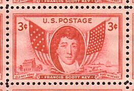 1948 sheet - Francis Scott Key - Sc# 962