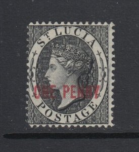 St. Lucia, Scott 20 (SG 26), MNG (no gum)