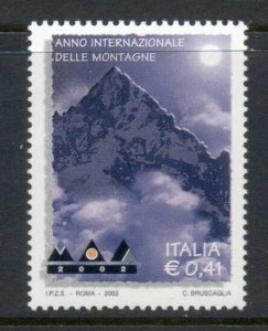Italy 2001 International year of Mountains MUH