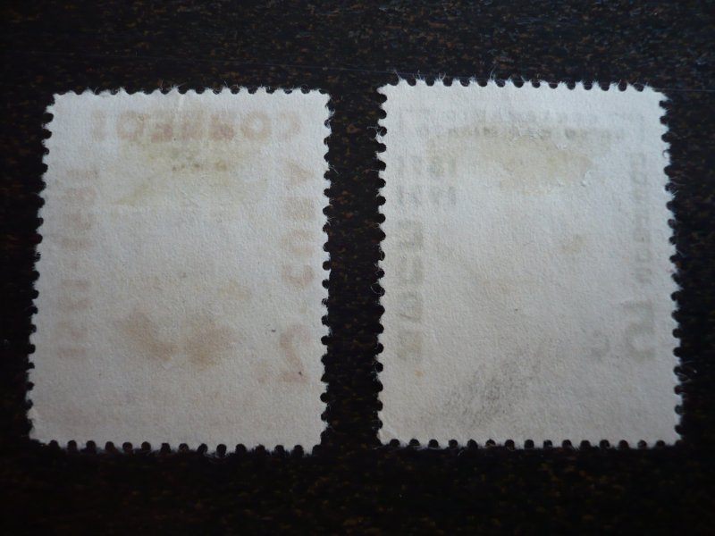 Stamps - Cuba - Scott# 529-530 - Used Set of 2 Stamps