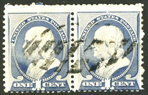 U.S. #156 USED PAIR