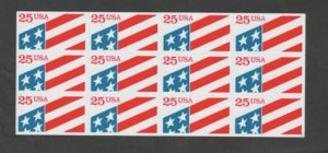 U.S. Scott Scott #2475a American Flag Stamp - Mint NH Booklet Pane