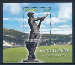 [58146] Jamaica 2009 Cricket Statue Player MNH Sheet