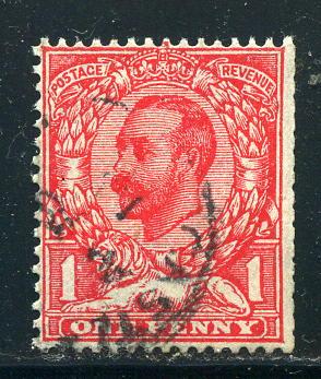 Great Britain - Scott #156 - George V - Die I - Used