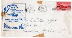 1946 Airmail Cover with cachet celebrating National Airmail Week  SC C32