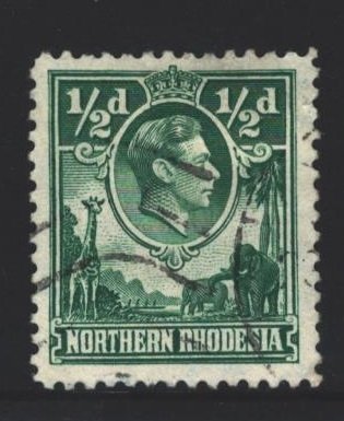Northern Rhodesia Sc#25 Used